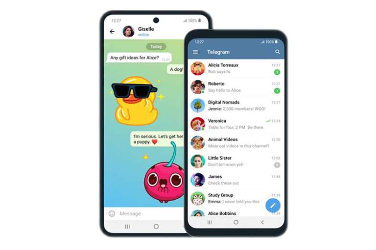 Telegram Android版手机截图 - 支持中文界面